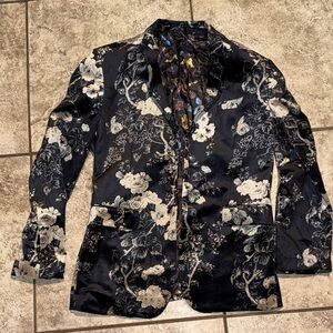 Men's Floral Blazer